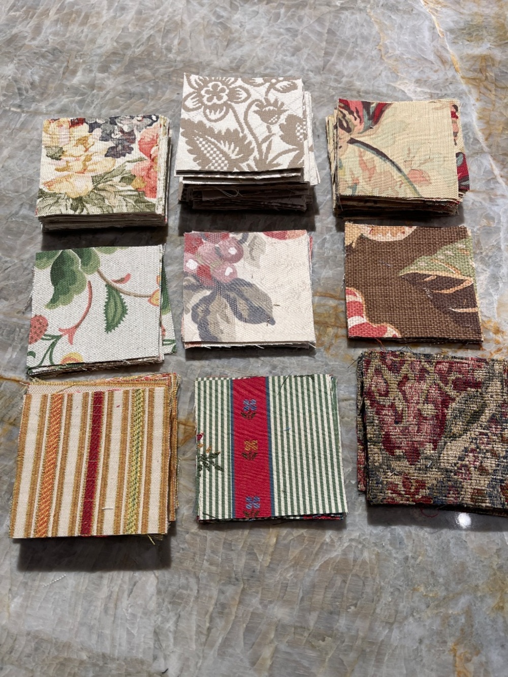4" Inch Quilt Squares 212 Count